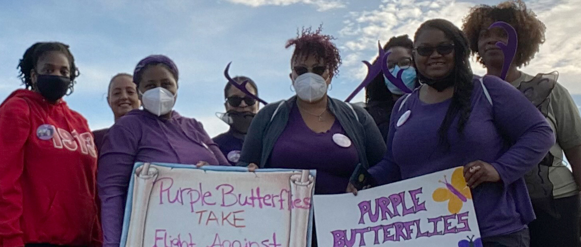 Baltimore Scrolling Photo - Team Purple Butterflies