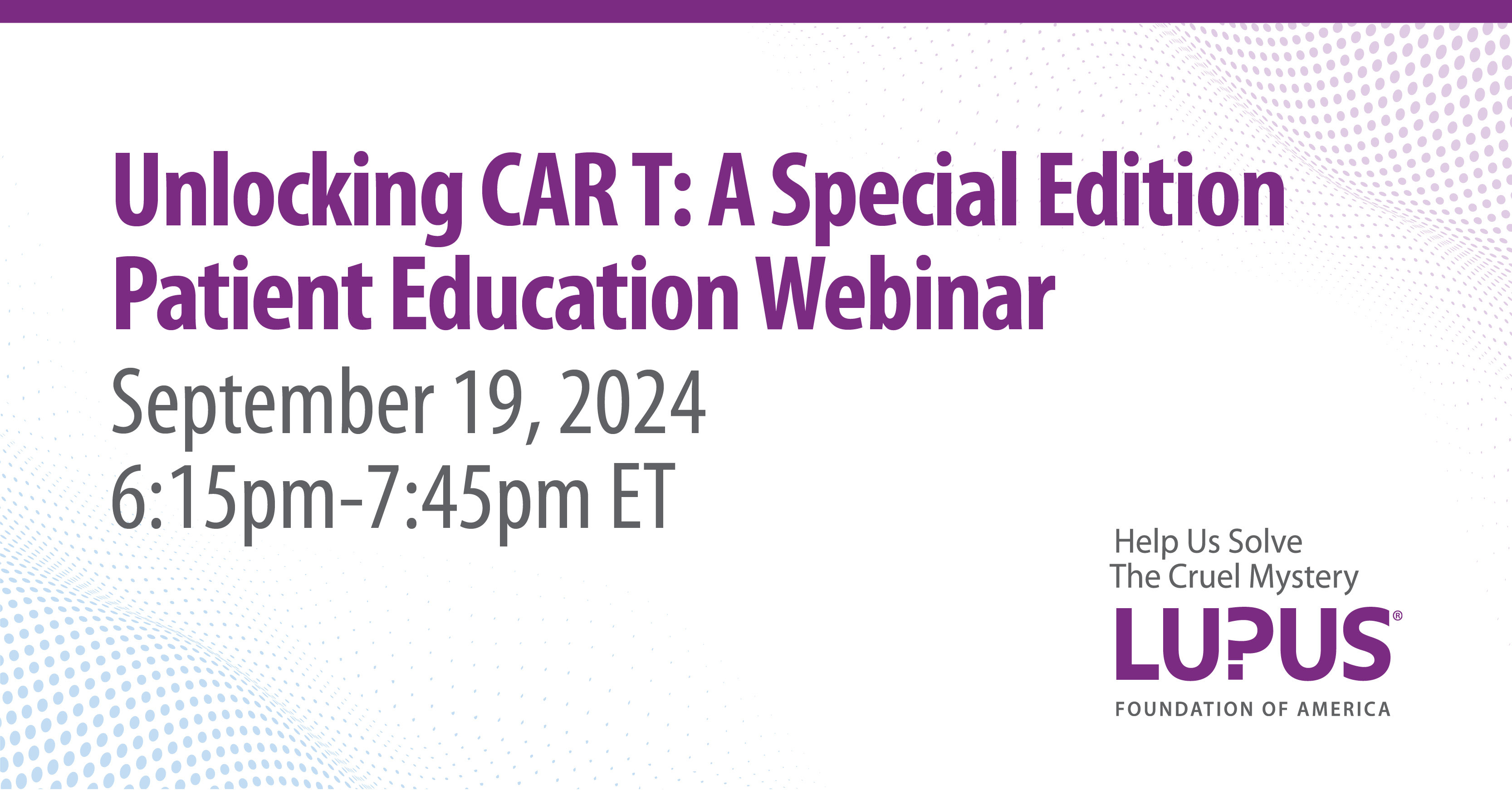 Car-T webinar