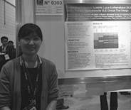 Mimi Kim presents her poster at EULAR
