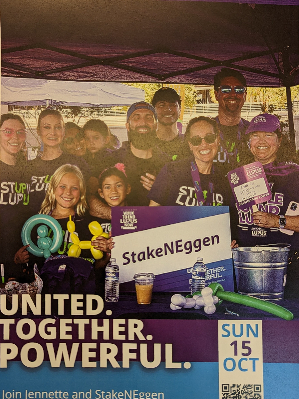 Make a difference with Team StakeNEggen!