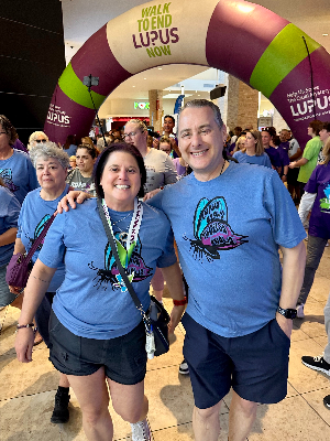 Theresa & Dave at the 2023 AZ Walk to End Lupus Now!